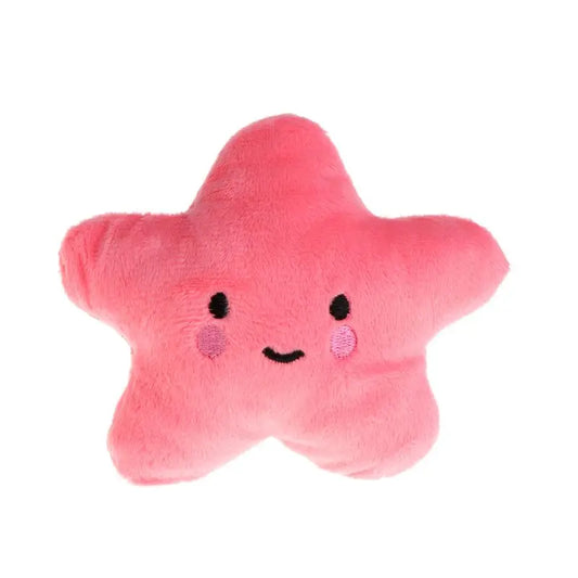 Soft Plush Cloud Star Dog Toy - Squeaky Chew for Puppies and Kids